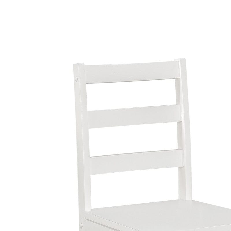 Lavinia 45"W 5-Piece White Dining Set