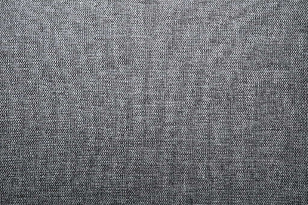 Villanelle 42.5"W Light Gray Linen Chair with Chrome Finish Legs