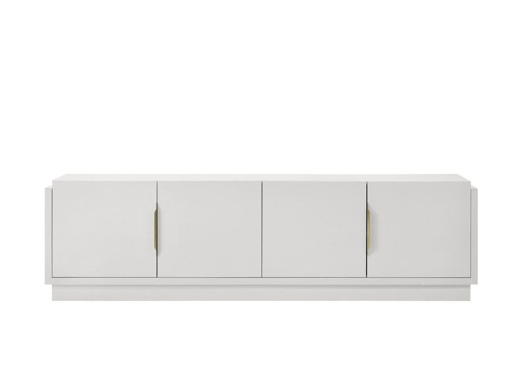 Palmer 70"W White 4-Door TV Stand