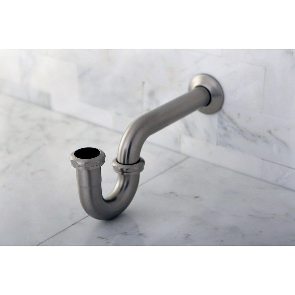 Vintage 1-1/4 Inch Decor P-Trap, 18 Gauge