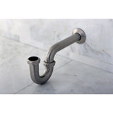 Vintage 1-1/4 Inch Decor P-Trap, 18 Gauge