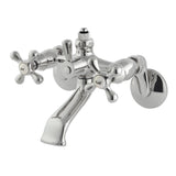Vintage Wall-Mount Tub Faucet with Riser Adaptor