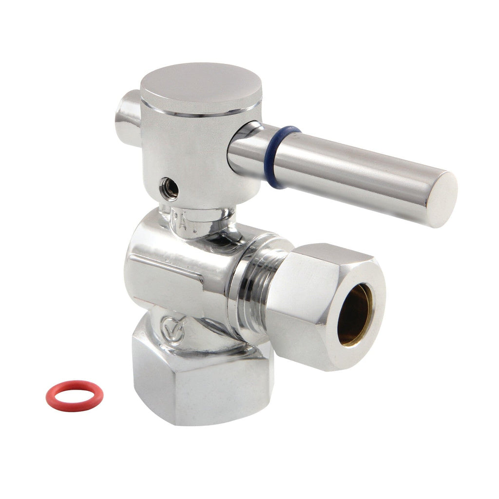 Fauceture 1/2-Inch FIP x 1/2-Inch O.D. Comp Quarter-Turn Angle Shut-Off Valve