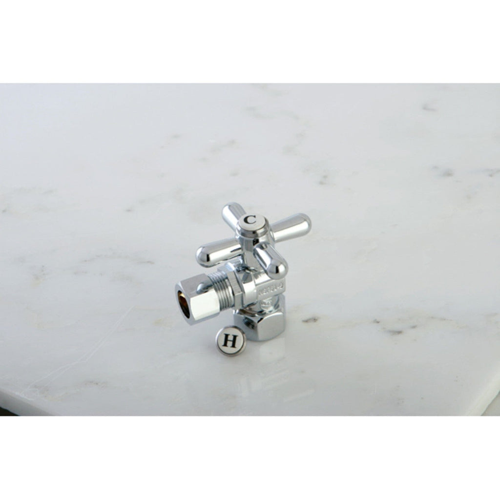 Vintage 1/2-Inch FIP x 1/2-Inch O.D. Comp Quarter-Turn Angle Shut-Off Valve