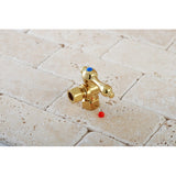 Vintage 1/2-Inch FIP x 1/2-Inch O.D. Comp Quarter-Turn Angle Shut-Off Valve