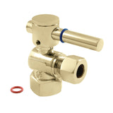 Fauceture 1/2-Inch FIP x 1/2-Inch O.D. Comp Quarter-Turn Angle Shut-Off Valve