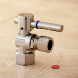 Fauceture 1/2-Inch FIP x 1/2-Inch O.D. Comp Quarter-Turn Angle Shut-Off Valve