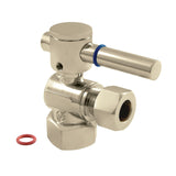 Fauceture 1/2-Inch FIP x 1/2-Inch O.D. Comp Quarter-Turn Angle Shut-Off Valve