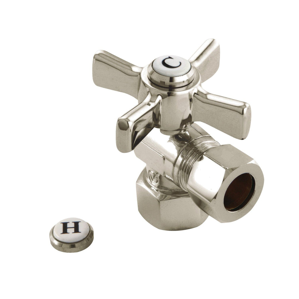 Millennium 1/2-Inch FIP x 1/2-Inch O.D. Comp Quarter-Turn Angle Shut-Off Valve