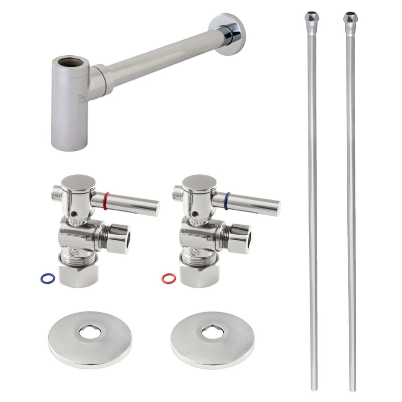 Trimscape Modern Plumbing Sink Trim Kit with Bottle Trap