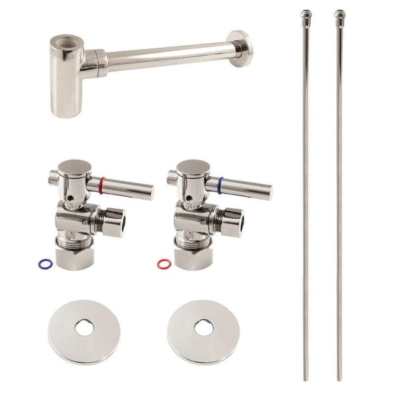 Trimscape Modern Plumbing Sink Trim Kit with Bottle Trap
