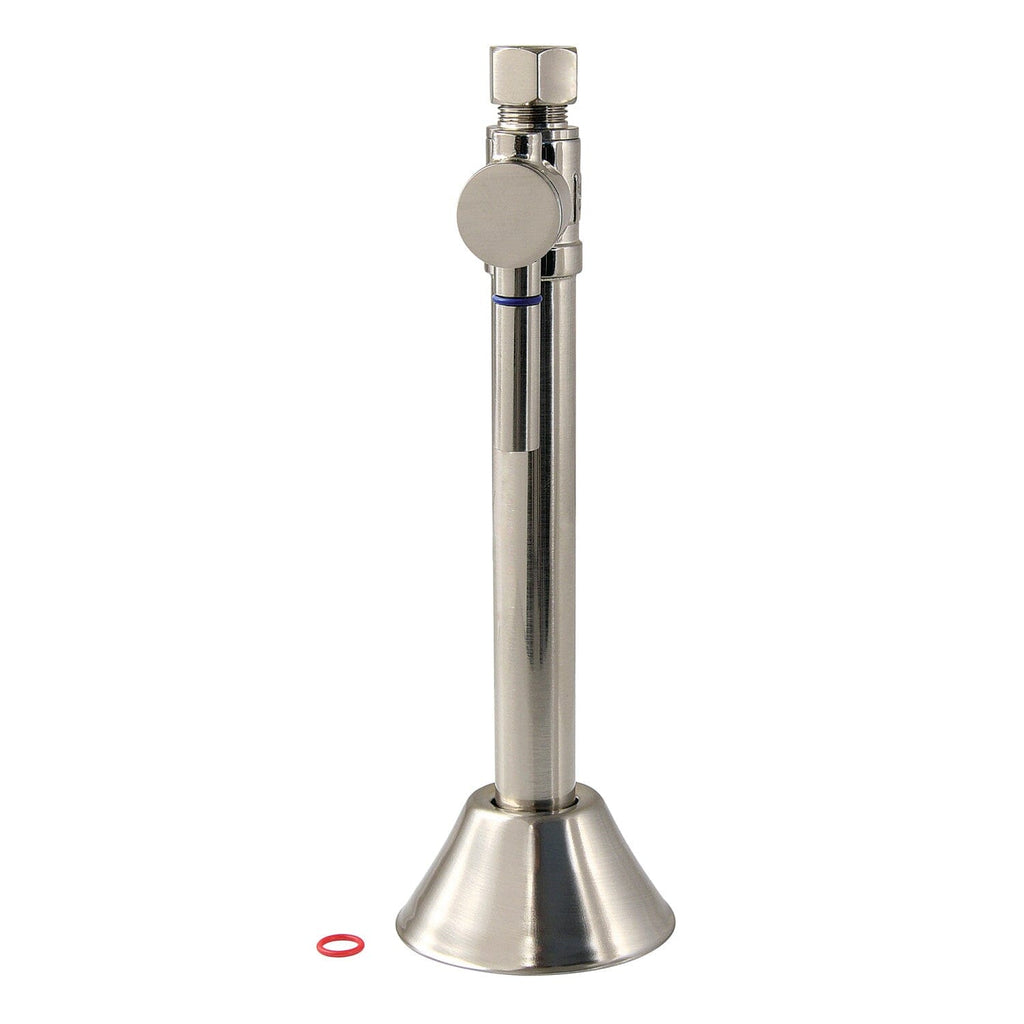 Vintage 1/2-Inch Sweat x 3/8-Inch O.D. Comp Straight Shut-Off Valve with 5-Inch Extension