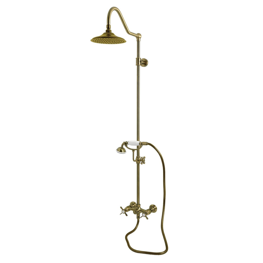 Essex Wall Mount Rain Drop Shower System with Hand Shower