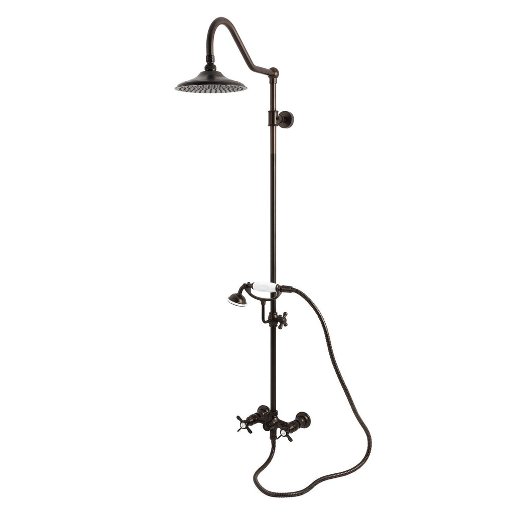 Essex Wall Mount Rain Drop Shower System with Hand Shower
