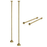 Vintage Straight Supply Line with Wall Bracket Combo