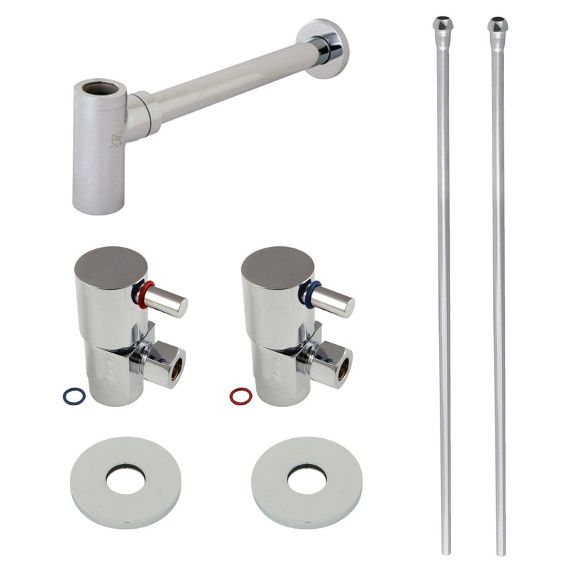 Trimscape Modern Plumbing Sink Trim Kit with Bottle Trap