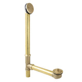 Made To Match 23-Inch Brass Lift and Turn Tub Waste and Overflow