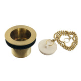 Made To Match 1-1/2-Inch Chain and Stopper Tub Drain with 1-1/2-Inch Body Thread