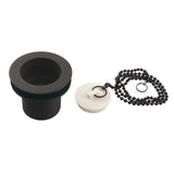 Made To Match 1-1/2-Inch Chain and Stopper Tub Drain with 1-3/4-Inch Body Thread