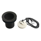 Made To Match 1-1/2-Inch Chain and Stopper Tub Drain with 2-Inch Body Thread