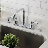 Paris Two-Handle 2-Hole 8" Centerset Kitchen Faucet