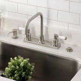 Paris Two-Handle 2-Hole 8" Centerset Kitchen Faucet