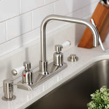 Paris Two-Handle 2-Hole 8" Centerset Kitchen Faucet
