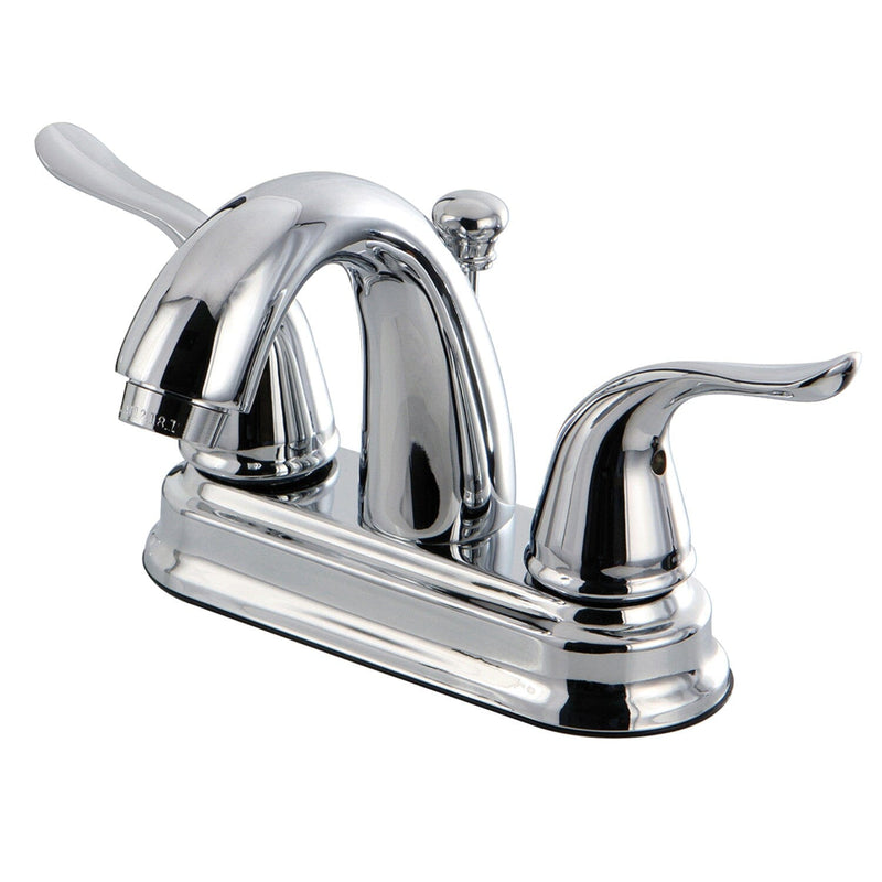 Yosemite Double-Handle 3-Hole Deck Mount 4-Inch Centerset Bathroom Faucet with Pop-Up Drain