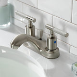 Kaiser Double-Handle 3-Hole Deck Mount 4-Inch Centerset Bathroom Faucet with Pop-Up Drain