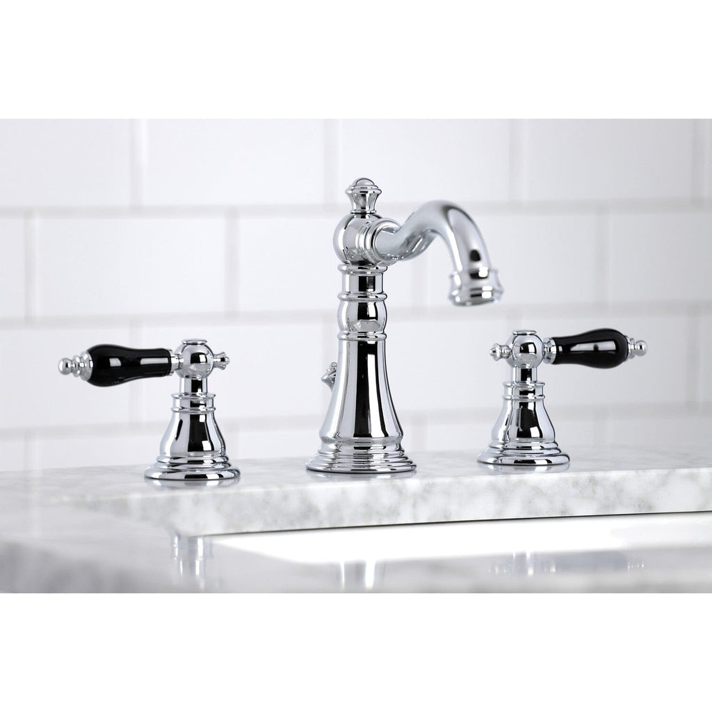 Duchess Two-Handle 3-Hole Deck Mount Widespread Bathroom Faucet with Retail Pop-Up Drain