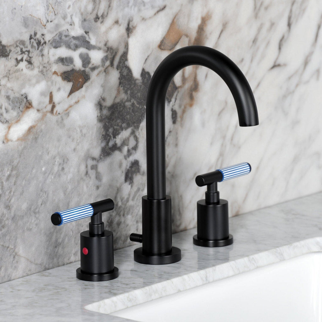 Verona Widespread Bathroom Faucet with Brass Pop-Up
