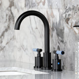Verona Widespread Bathroom Faucet with Brass Pop-Up