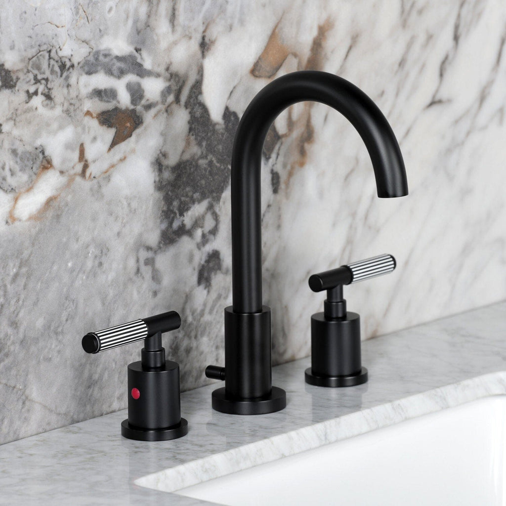 Verona Widespread Bathroom Faucet with Brass Pop-Up