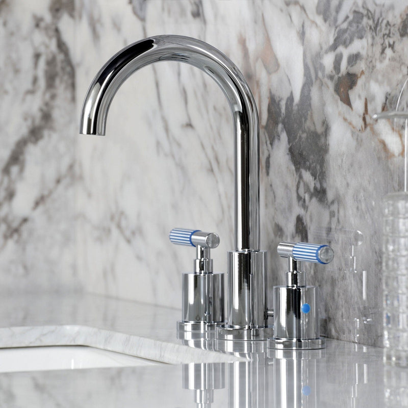 Verona Widespread Bathroom Faucet with Brass Pop-Up