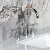 Verona Widespread Bathroom Faucet with Brass Pop-Up