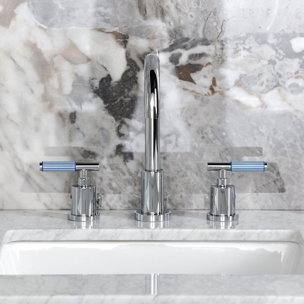 Verona Widespread Bathroom Faucet with Brass Pop-Up