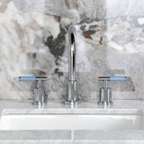 Verona Widespread Bathroom Faucet with Brass Pop-Up