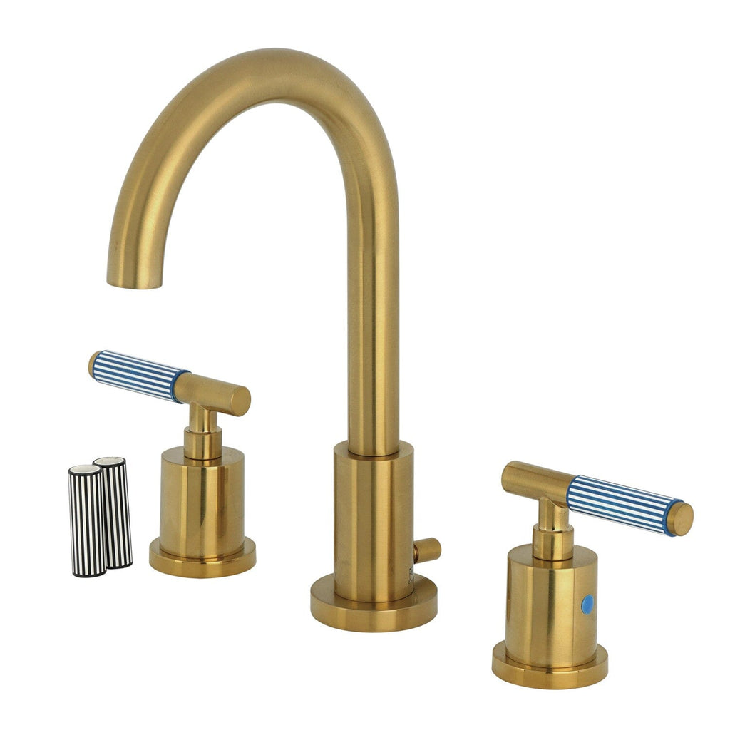 Verona Widespread Bathroom Faucet with Brass Pop-Up