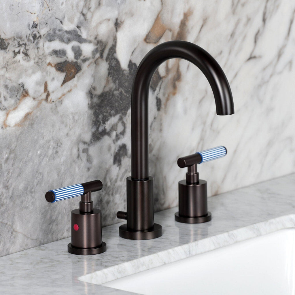 Verona Widespread Bathroom Faucet with Brass Pop-Up
