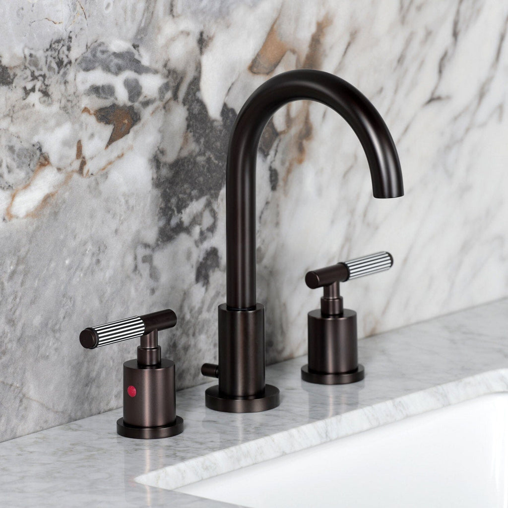 Verona Widespread Bathroom Faucet with Brass Pop-Up