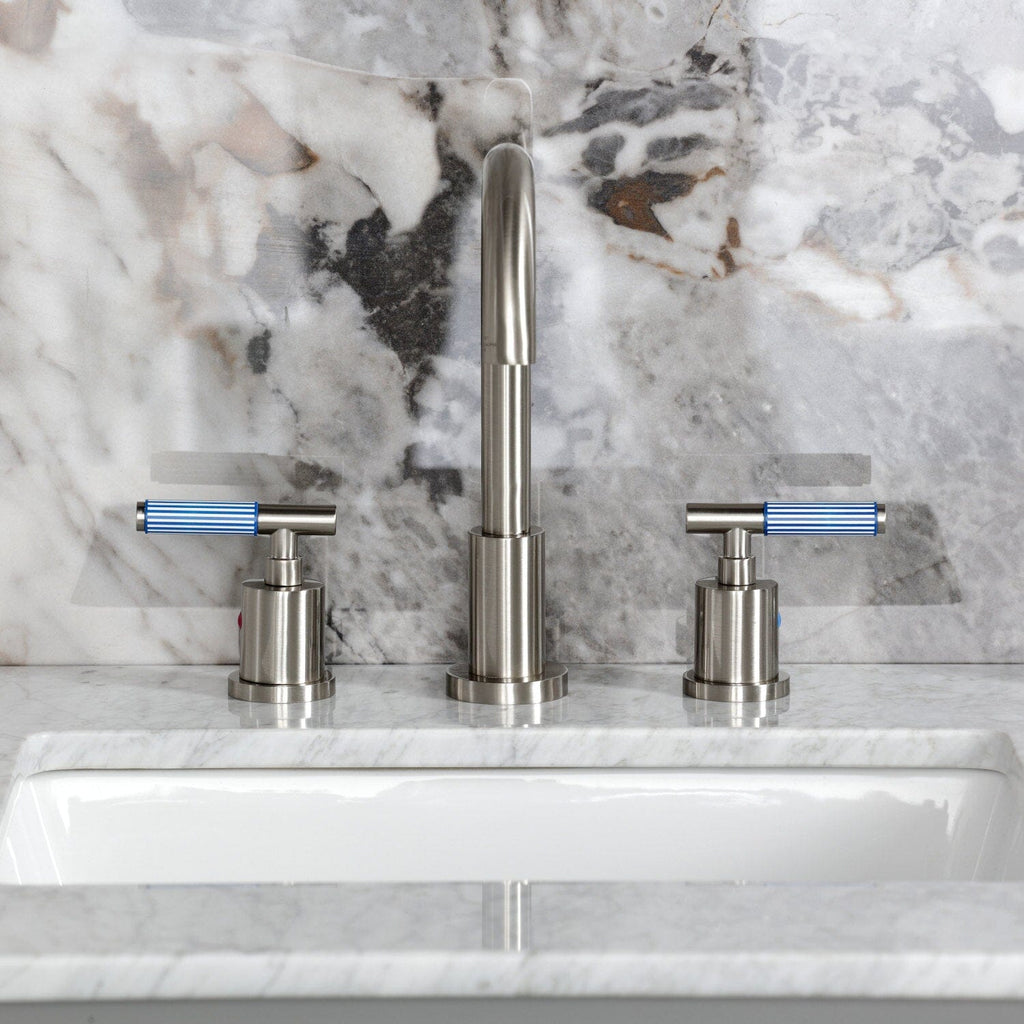 Verona Widespread Bathroom Faucet with Brass Pop-Up