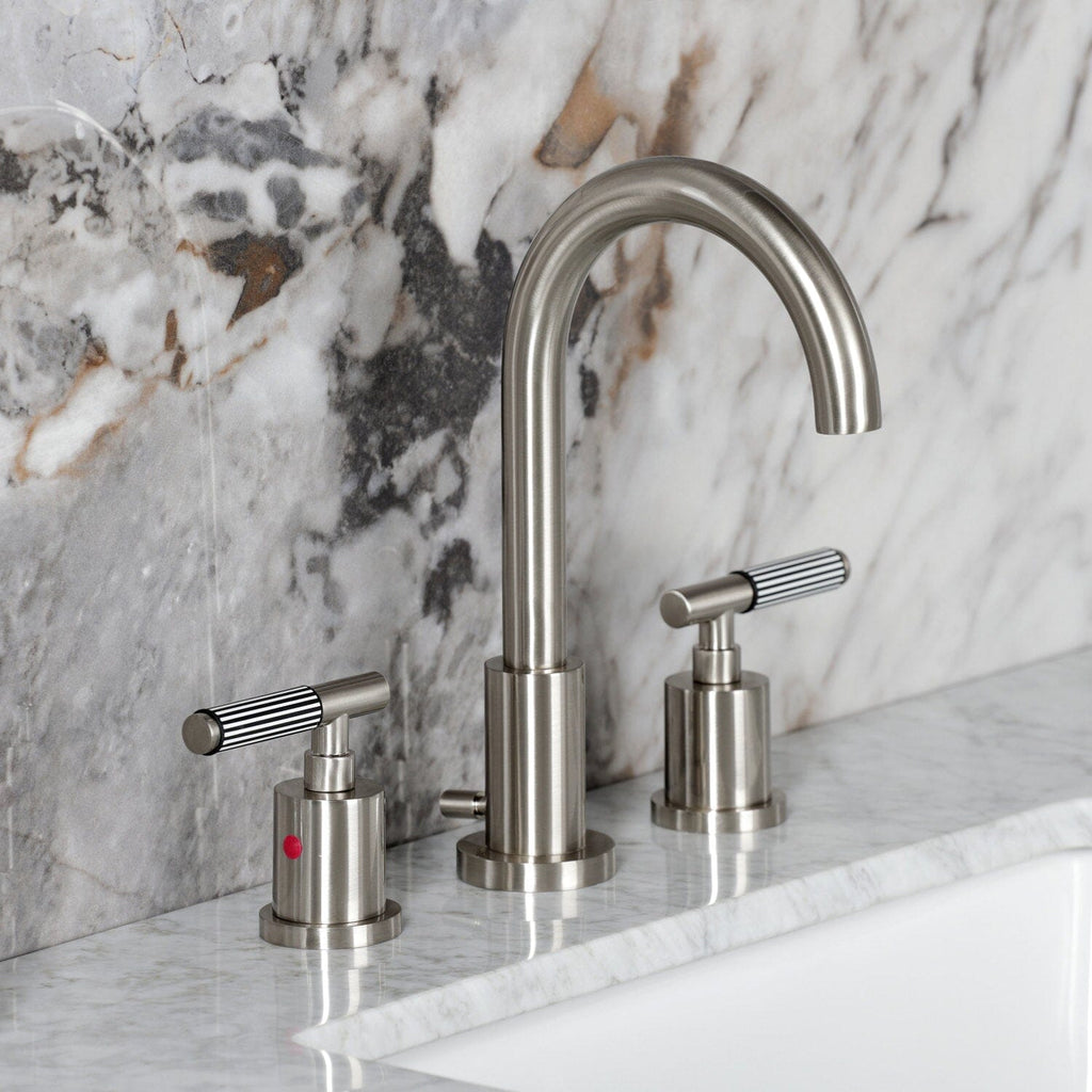 Verona Widespread Bathroom Faucet with Brass Pop-Up