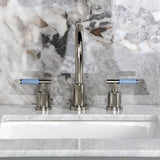 Verona Widespread Bathroom Faucet with Brass Pop-Up