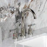 Verona Widespread Bathroom Faucet with Brass Pop-Up