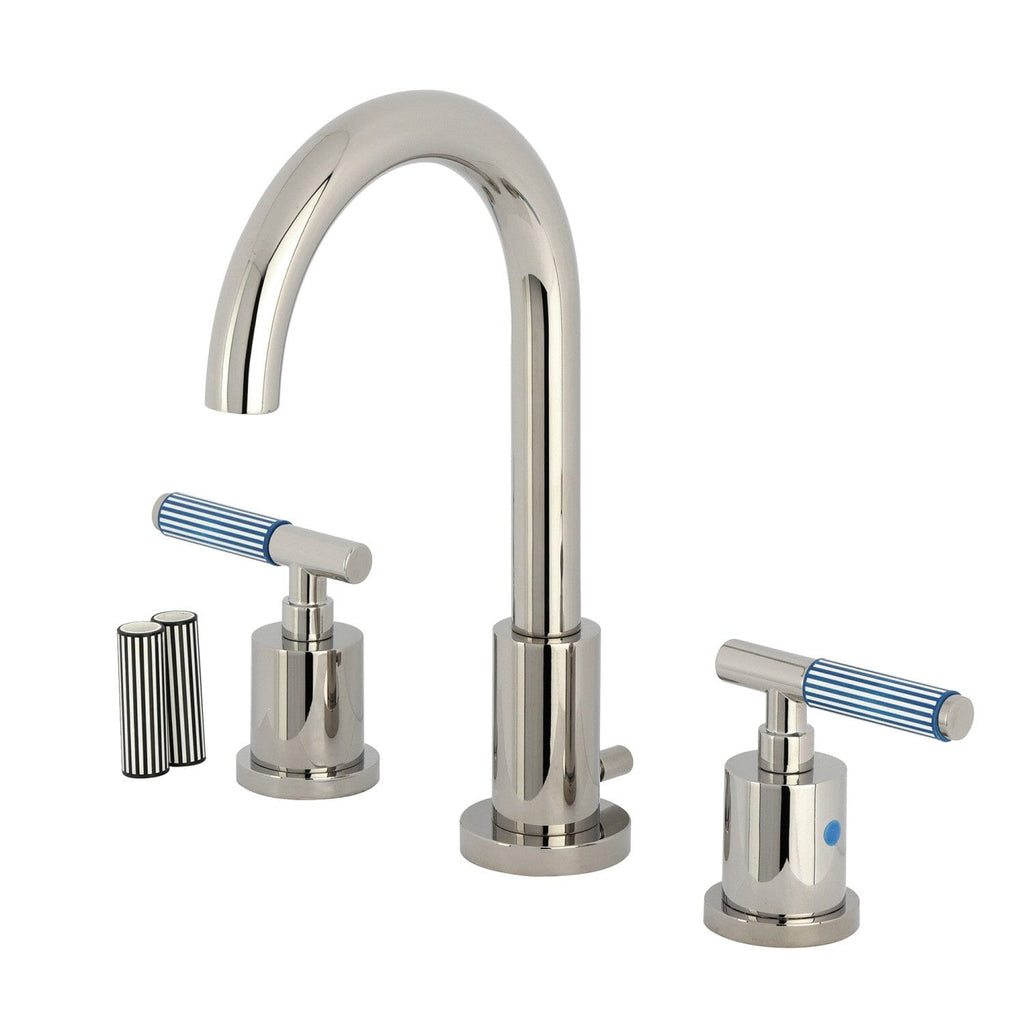Verona Widespread Bathroom Faucet with Brass Pop-Up