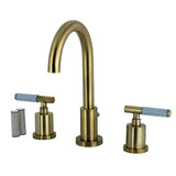 Verona Widespread Bathroom Faucet with Brass Pop-Up