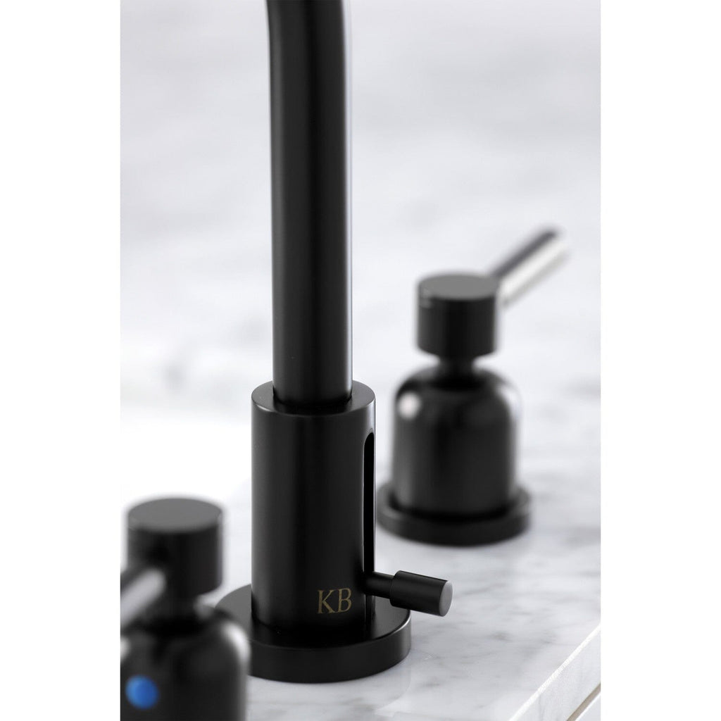 Concord Widespread Bathroom Faucet with Brass Pop-Up