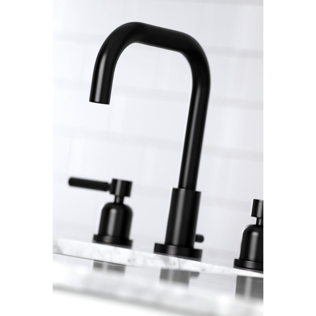Concord Widespread Bathroom Faucet with Brass Pop-Up