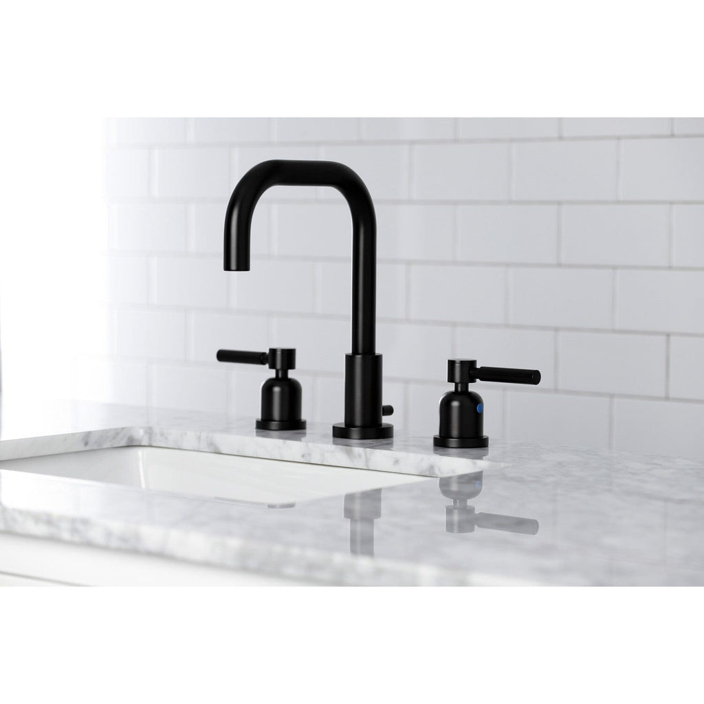 Concord Widespread Bathroom Faucet with Brass Pop-Up