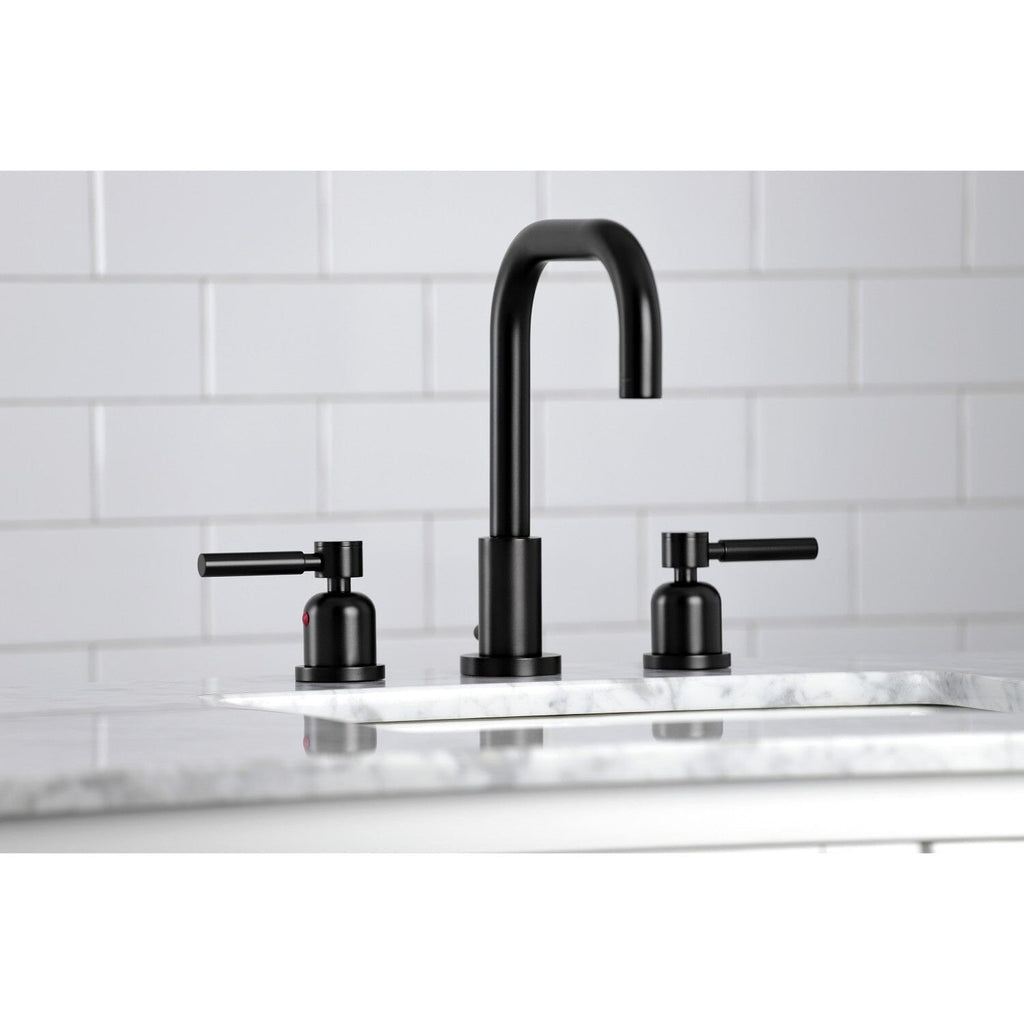 Concord Widespread Bathroom Faucet with Brass Pop-Up